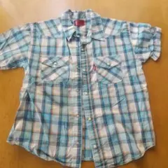 Levi's 半袖チェックシャツ