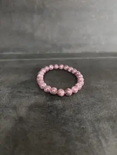 パープルビーズブレスレット