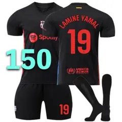 150㎝ バルセロナ 19 ヤマル サッカーユニフォーム アウェイ レプリカ