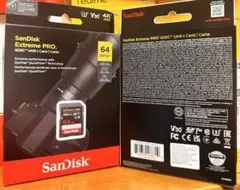 【2点セット】SanDisk Extreme PRO 64GB SDカード