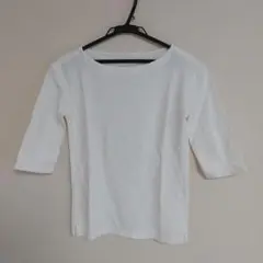 UNIQLO and LEMAIRE ホワイトTシャツ★カットソー★ボートネック