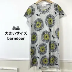 6 美品　大きいサイズ　barndoor フラワー　チュニック