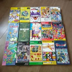 SFC 箱説 スーパーファミコンソフト 15本セット