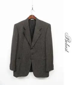 R069/美品 Belvest ベルベスト ツイードジャケット 52