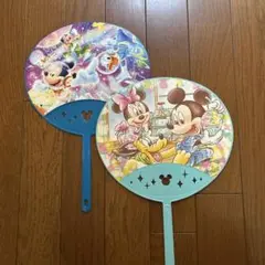 ミッキーキャラクター扇子セット