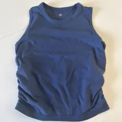 Lululemon ノースリーブタンクトップ ダークブルー US8