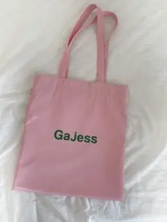 Gajess Glazed Bag Pink×Green トートバッグ