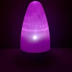 ピンク色の卵形ライト スペースエイジ ポストモダン ミッドセンチュリー