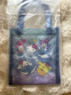くるっとまわしてサンリオキャラクターズ　サマーチャレンジ　ビニールバッグ