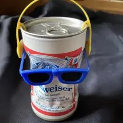 バドワイザー　フラワーロック　昭和レトロ　スキーヤー　箱無し バドワイザー フラワーロック 昭和レトロ スキーヤー 箱無し