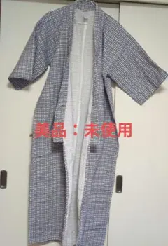 入院、介護用幾何学模様の着物 Lサイズ 綿100% 未使用品