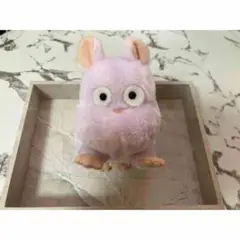 薄紫のふわふわぬいぐるみ