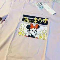【新品未使用】ユニクロ　ミニー　アートグラフィックTシャツL