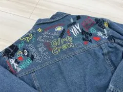 デニムジャケット Gジャン 刺繍 フリーサイズ 新品