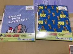トムとジェリー　一番くじ　G賞　巾着ポーチ2点セット
