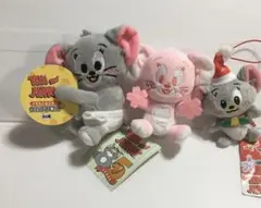 トムとジェリー　クリップ　マスコット　3種