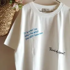 新品　SM2☆ランダムロゴ刺繍Tシャツ