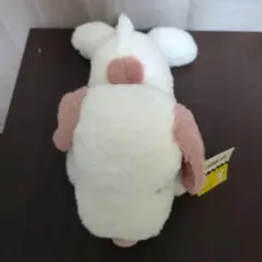 PEANUTS ぬいぐるみ ホワイト ピンク 約30cm