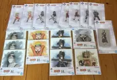 一番くじ　NARUTO 波の国編　G賞　全7種中5種　Ｈ賞 全8種中5種