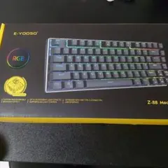 e元素ゲーミングキーボード メカニカル式 赤軸