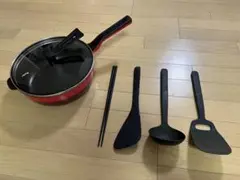 レミパンプラス レッド ツール4種セット 中古品