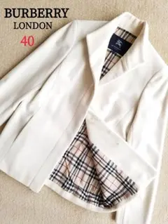 BURBERRY LONDON チェスターコート 40 アンゴラ混 ☆極美品☆