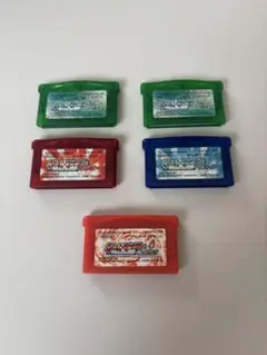 ゲームボーイアドバンス　ポケットモンスター　ソフト 5本セット