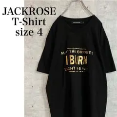JACKROSE ジャックローズ　Tシャツ ブラック サイズ4 XL　メンズ