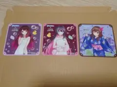 ホロライブ 極楽湯 コースター3枚