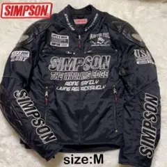 希少　SIMSON バイクジャケット　ヴィンテージ　90s〜2000年 2025年最新】SIMPSON レザージャケット・ライダースの人気