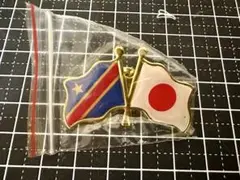 大阪関西万博　コンゴ ピンバッジ