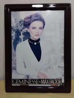 GEMINESSE by MAX FACTOR マックスファクター ポスター Amazon.co.jp: 70年代 MAX FACTOR マックスファクター GEMINESSE