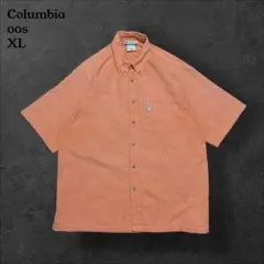 00s Columbia コロンビア 半袖シャツ 刺繍 BDシャツ アウトドア