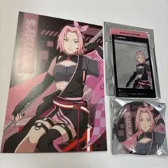 ナルト 東京タワー RED° TOKYO 缶バッジ アクカ 特典 サクラ