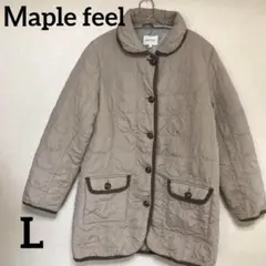 Maple feel レディースコート Lサイズ ベージュ