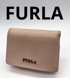 FURLA ブランド ピンク 三つ折り財布 お洒落 レディース