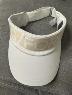 G/FORE ジーフォア レディースサンバイザー ビッグロゴ　ベージュ