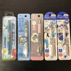 ディズニー スヌーピー シャープペン 5本 0.5mm