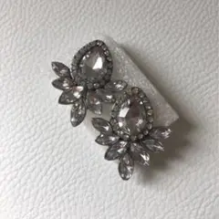 大きめビジューピアス 結婚式 パーティー お呼ばれ クリスタル