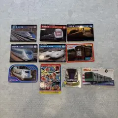 美品　新幹線　鉄道　カード　トレカ　シール　トーマス　キラキラシール