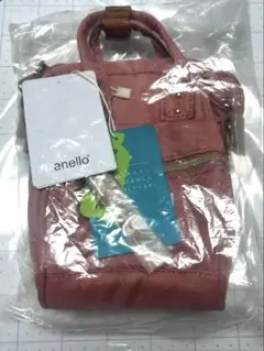 【新品未開封】anello 口金2WAYショルダーバッグ　ピンク