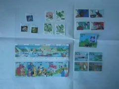 パラオ未使用切手　花4枚、海3枚、クリスマス10枚、運動4枚、風景4枚　計26枚