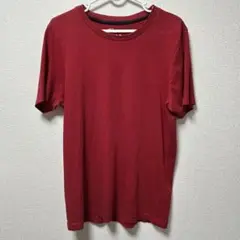 【美品】 赤のシンプル半袖Tシャツ
