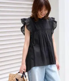 JOURNAL STANDARD relume ピンタックレースフリルブラウス