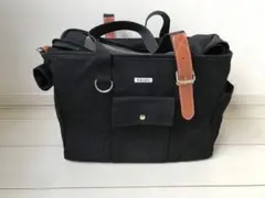 Totou0026pal パラフィンキャンパスキャリーバッグ Mサイズ ブラック