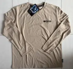 新品　160cm OUTDOOR アウトドア 長袖Tシャツ　ベージュ