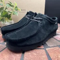 美品✨Clarks クラークス【26.5】ゴアテックス ワラビーGTX ブラック