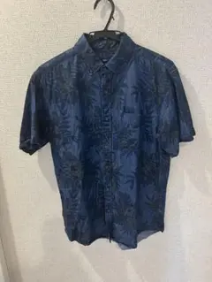 Clapanic 植物柄 半袖シャツ Lサイズ