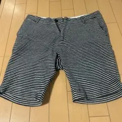 AZUL by moussy ストライプショートパンツ L