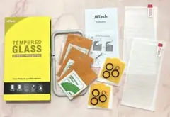JEDirect iPhone15ProMax用 フィルム2枚+2枚セット
